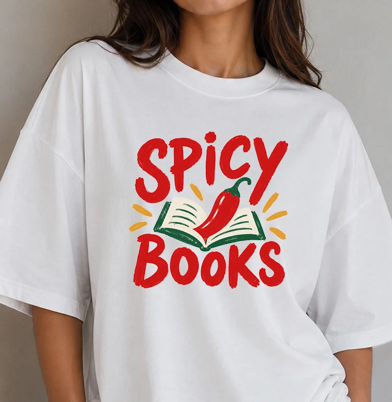 Oversized - Spicy Books - Camiseta Oversized
