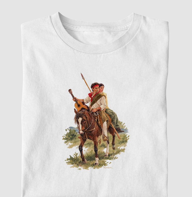 China, Guitarra y Camino - Camiseta Infantil