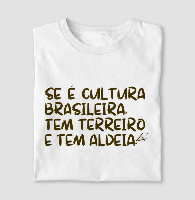Camiseta cultura brasileira
