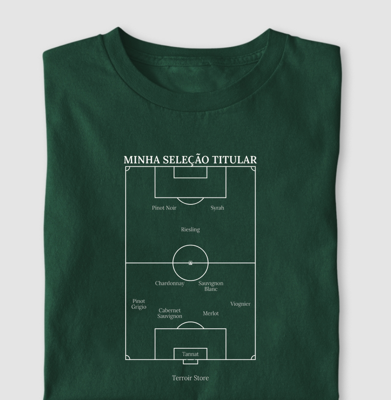 Camiseta Vinho - Seleção Titular