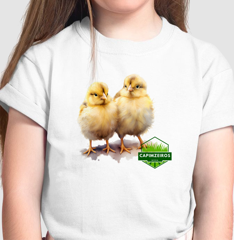 Camiseta Infantil Unissex Capimzeiros - Galos, Galinhas & Pintinhos 3