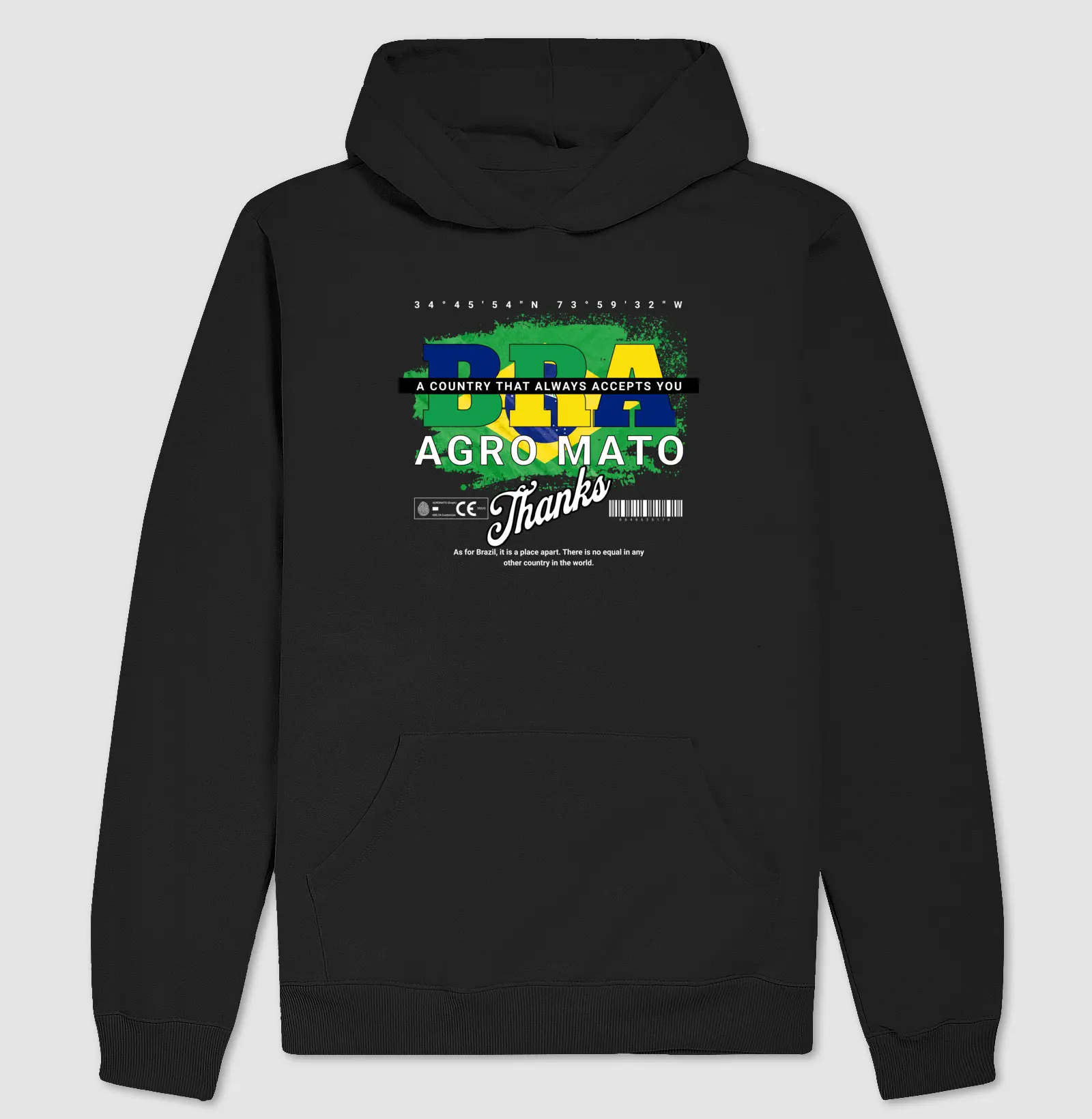 Hoodie Moletom Agro Mato