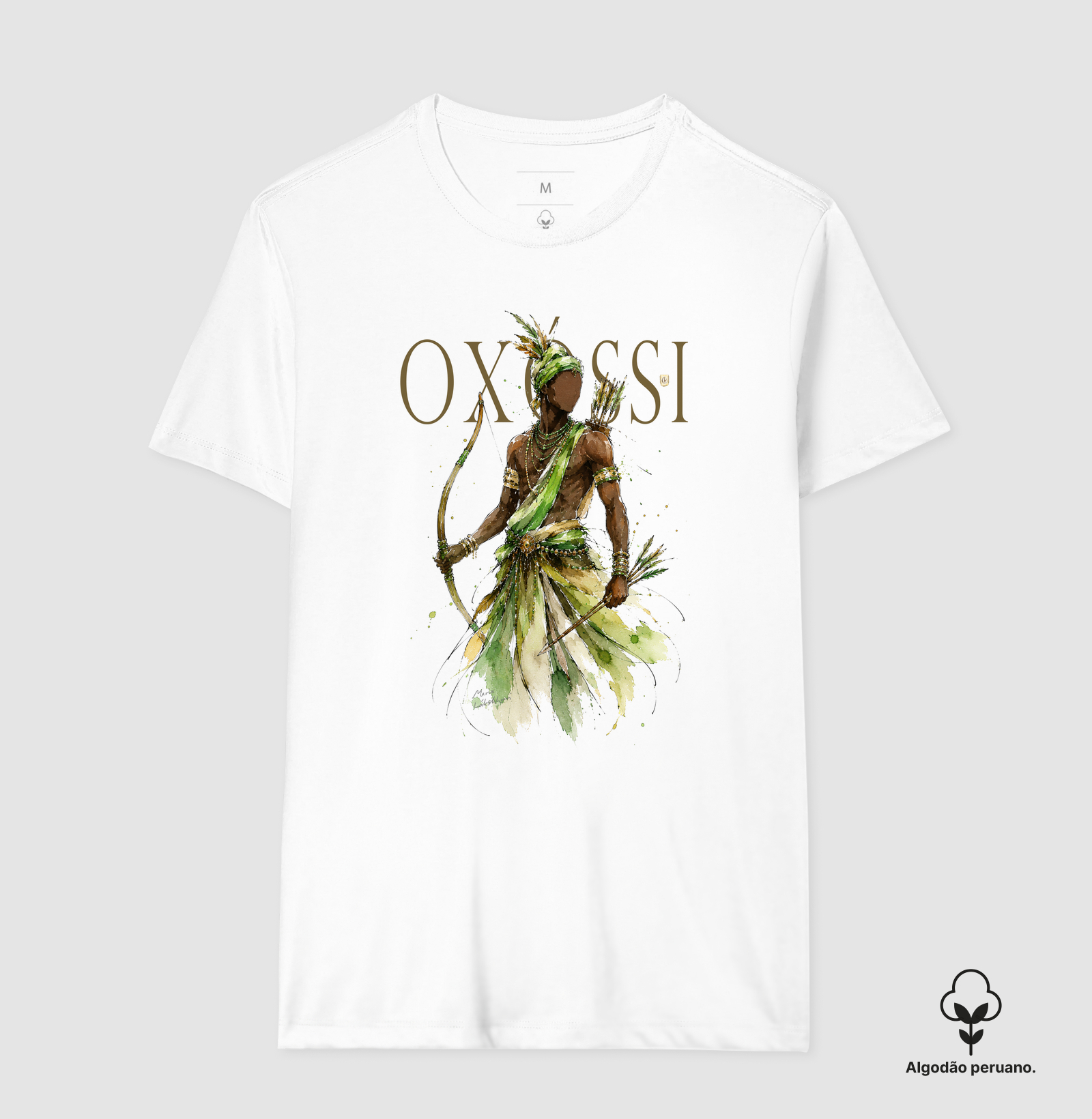 Oxóssi I Orixás Maria Patuá - Camiseta Algodão Peruano