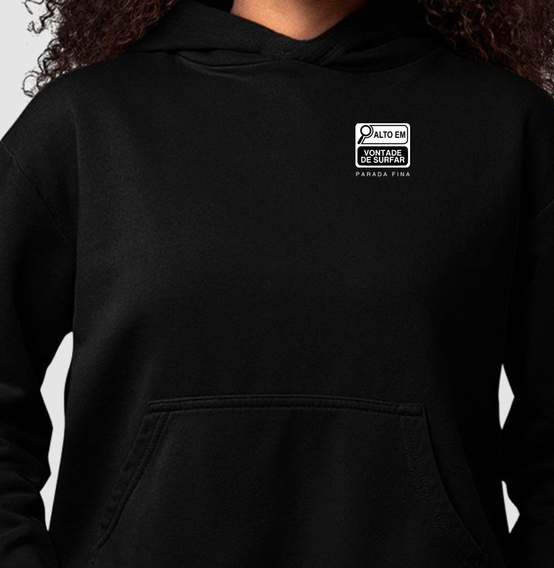 Alto em vontade de surfar