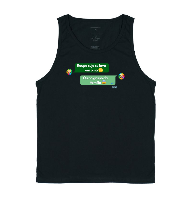 🏠📲 ROUPA SUJA SE LAVA EM CASA… OU NO GRUPO DA FAMÍLIA!