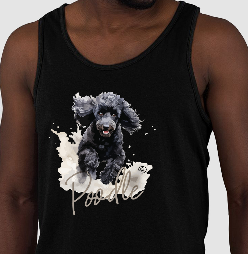 Poodle Preto Splash