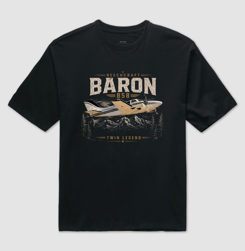 Baron B58 | Vintage - Camiseta Oversized