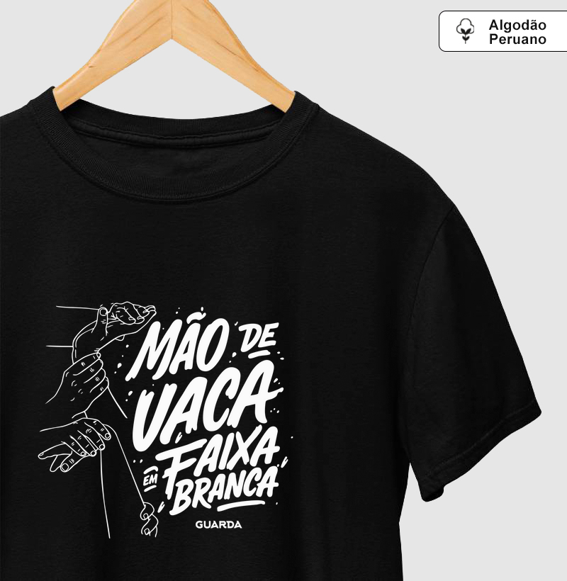 Mão de vaca em faixa branca