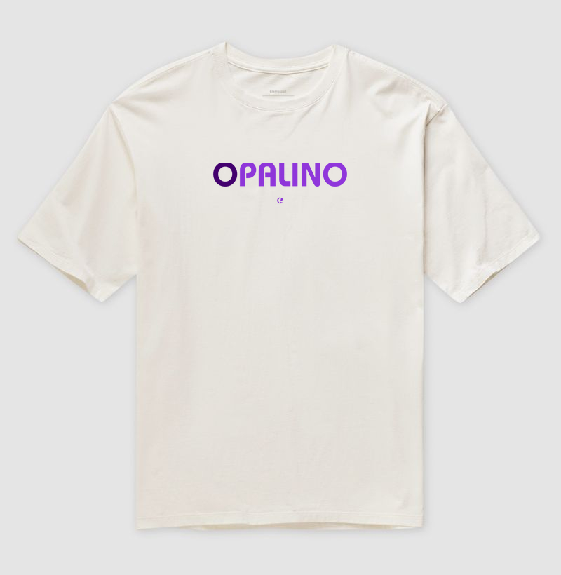 Camiseta Oversized Mutações - Opalino