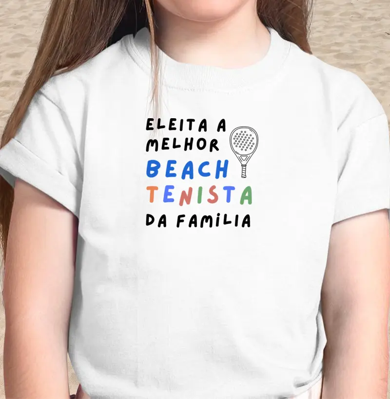 Eleita a melhor Beach Tenista da Família - kids