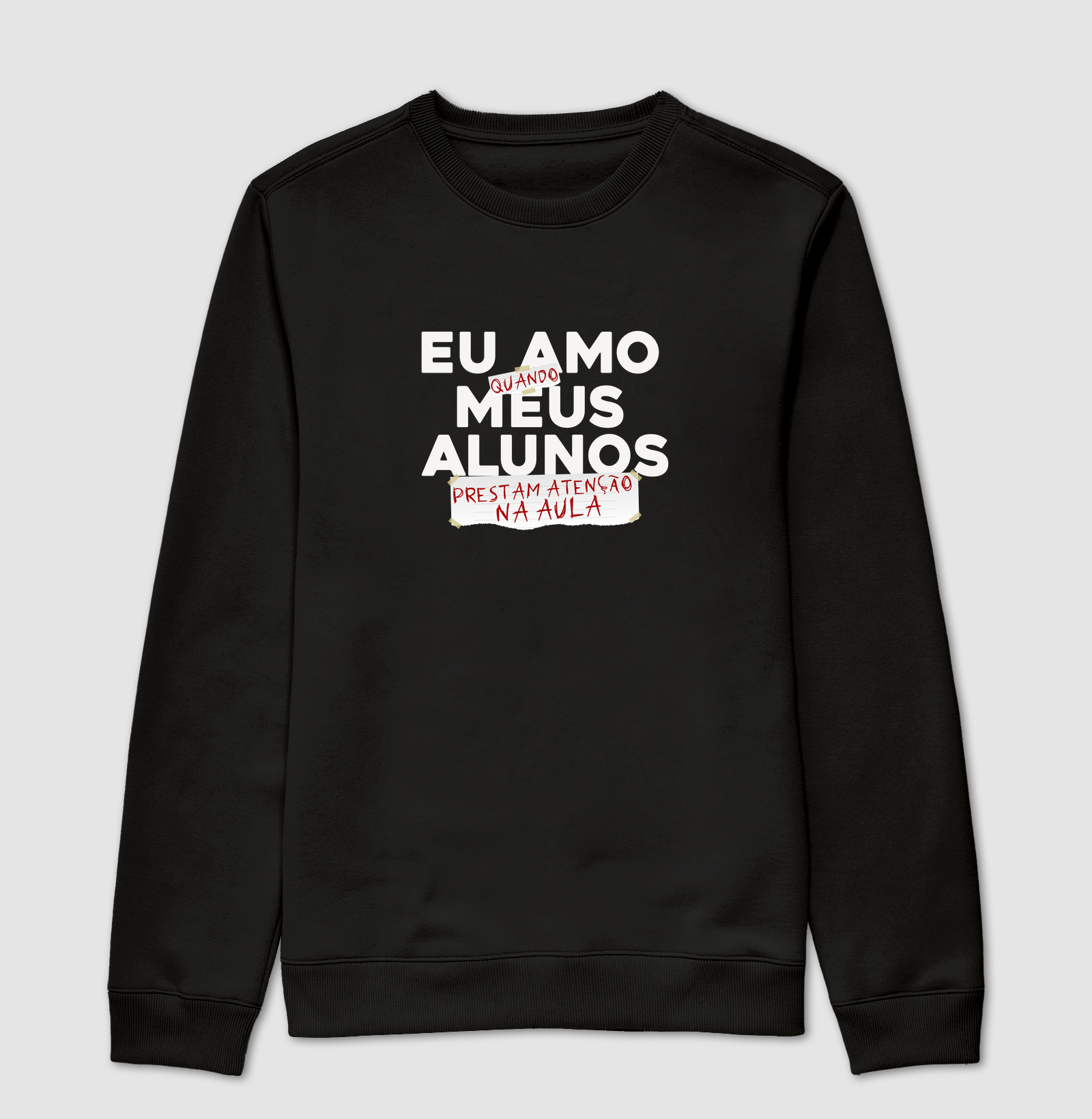 Eu amo quando meus alunos prestam atenção na aula
