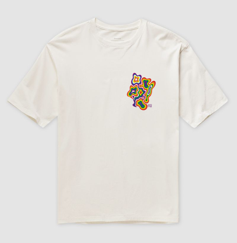 Camiseta Oversized Aquarela Pride 1.1