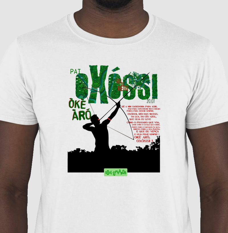 camiseta OXÓSSI oração