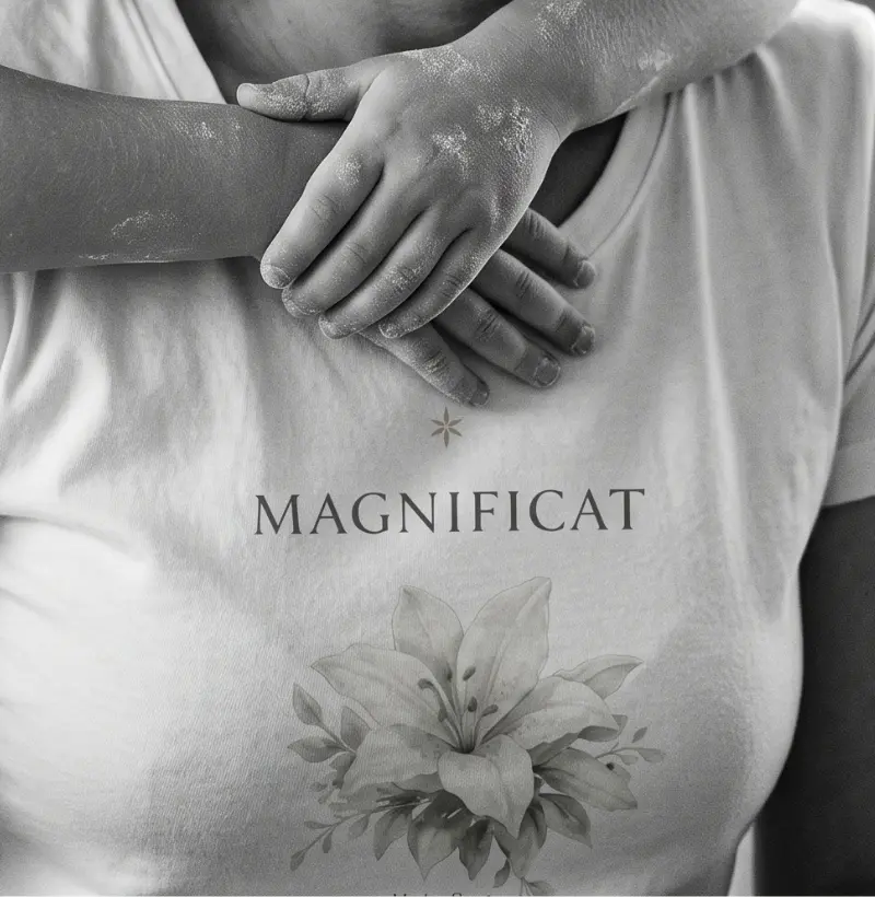 Camiseta Magnificat - pureza de Maria