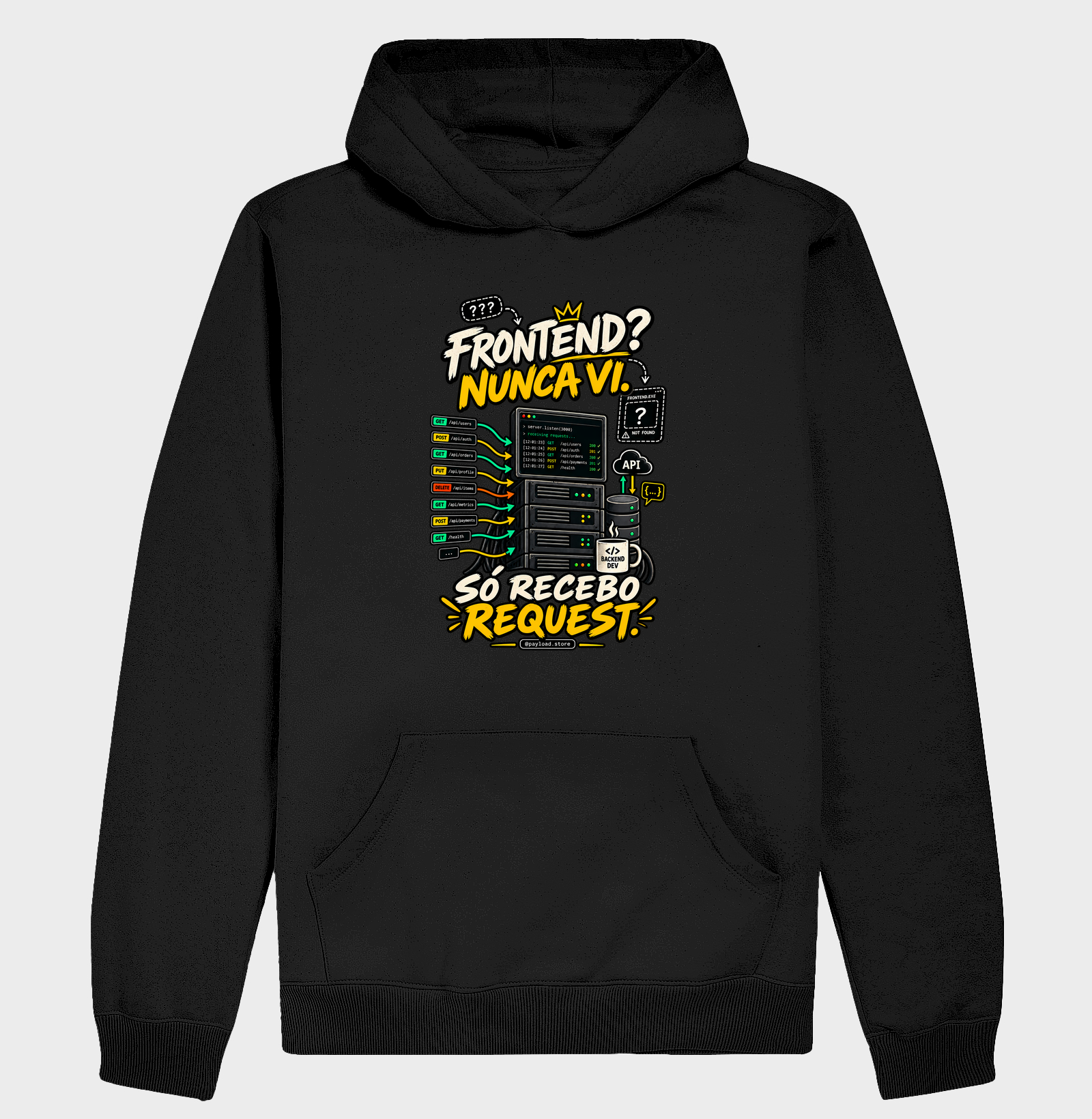 Frontend? Nunca Vi — Só Recebo Request