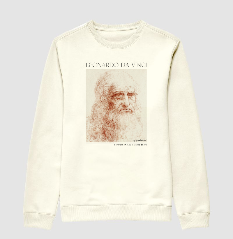 Portrait of a Man in Red Chalk - Leonardo da Vinci 