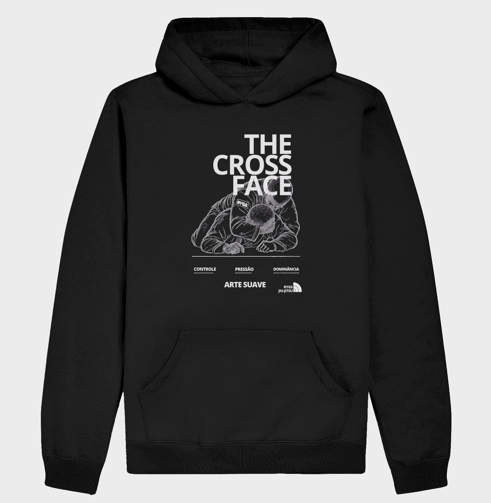 DETALHE THE CROSS FACE - Hoodie Moletom