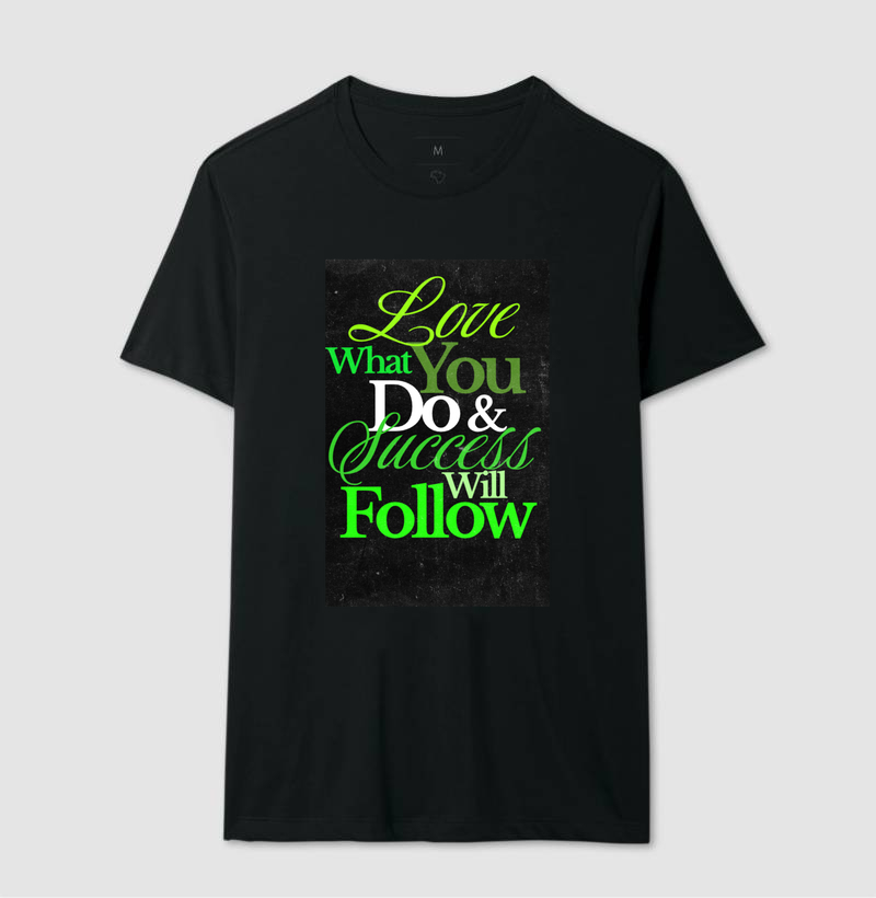 Camisa para quem tem prazer em treinar