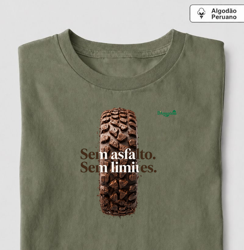 Sem alfalto. Sem limites.
