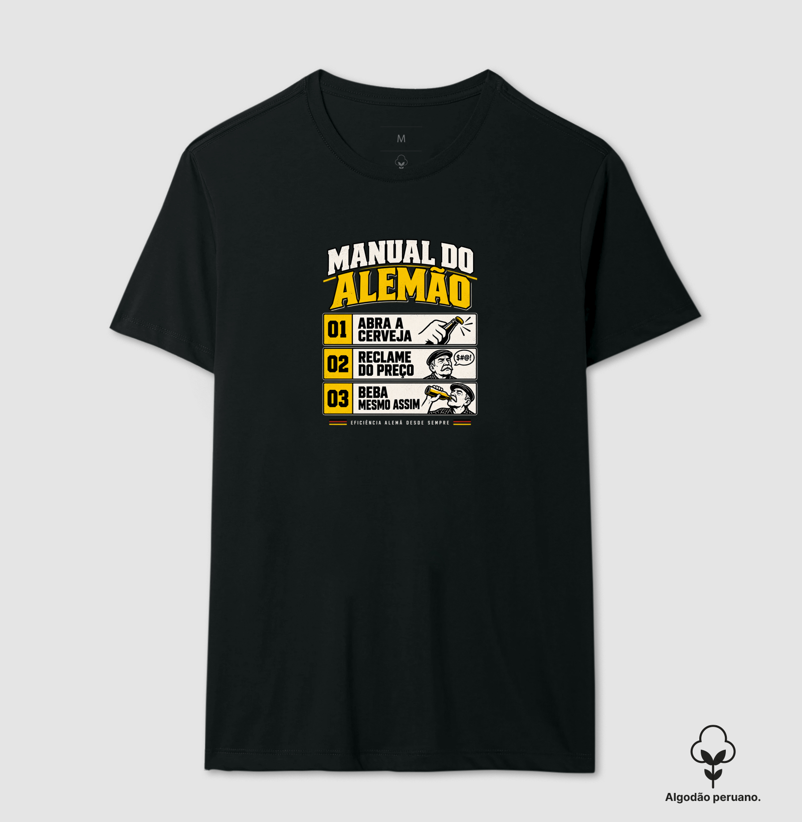Manual do Alemão - Camiseta Algodão Peruano