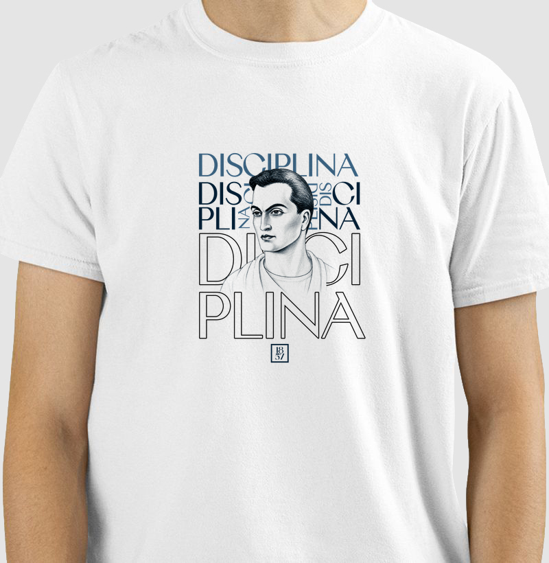 Camiseta Espírita Disciplina e Transformação