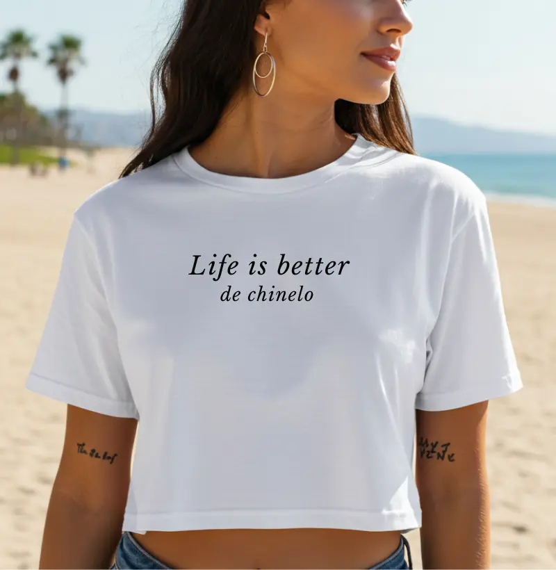 Life is better de chinelo