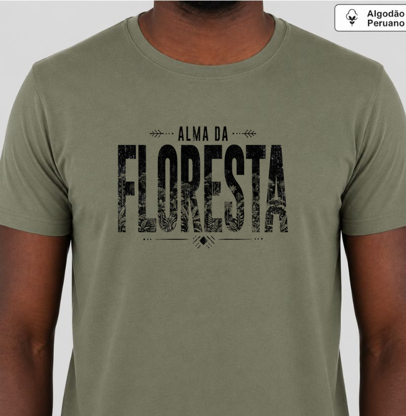 Alma da Floresta - Camiseta Algodão Peruano