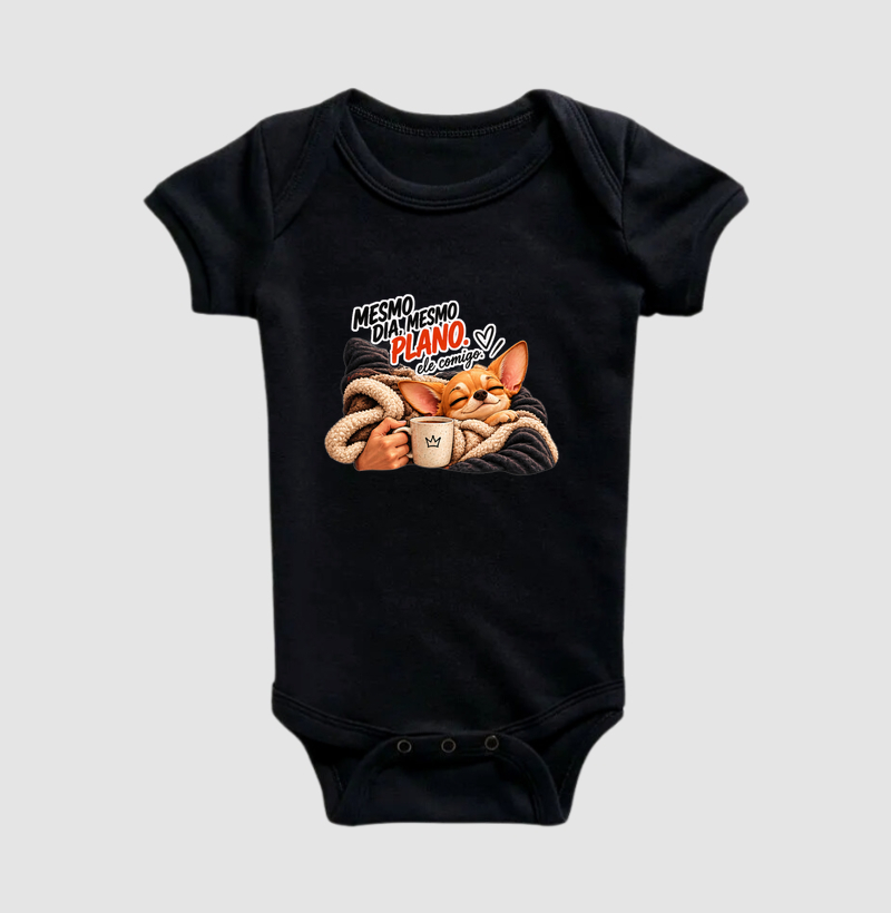 Mesmo dia, mesmo plano - Body Infantil