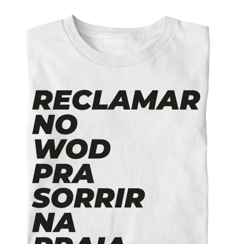 Reclamar pra sorrir na praia