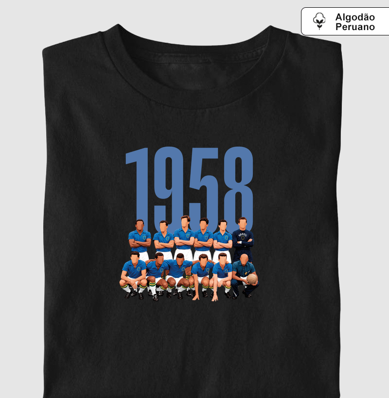 RIP - 1958 - Camiseta Algodão Peruano