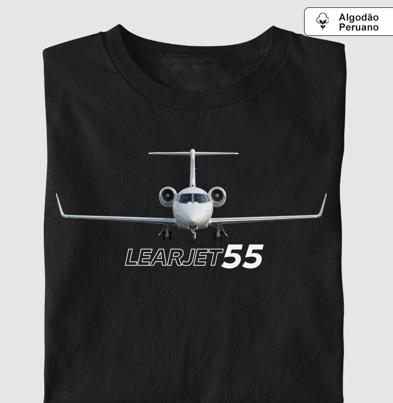 Learjet 55 - Silhouette | Algodão Peruano