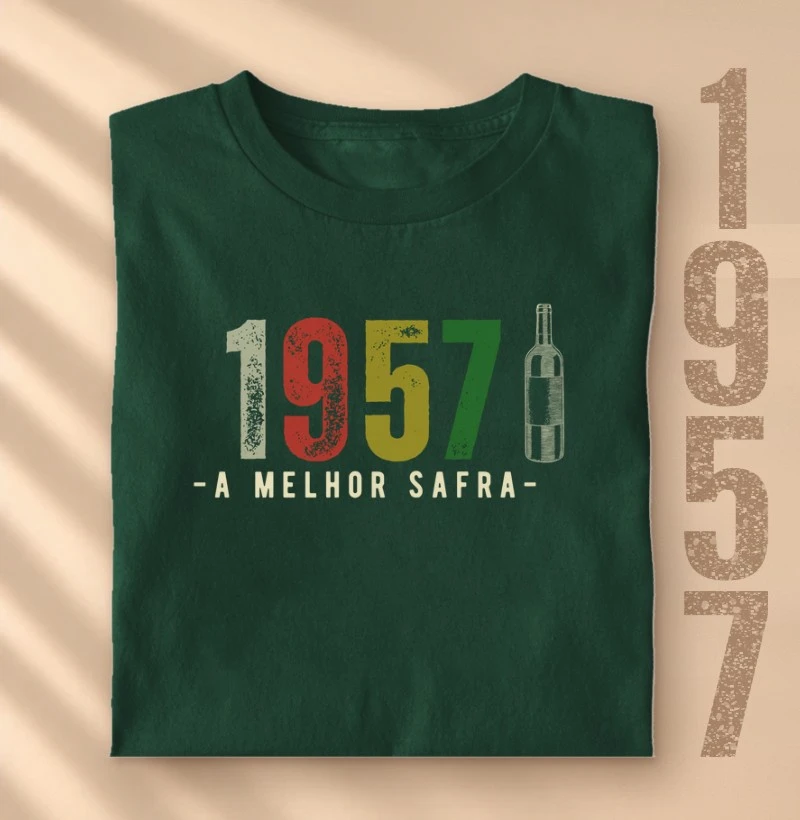 Camiseta Vinho - A Melhor Safra 1957