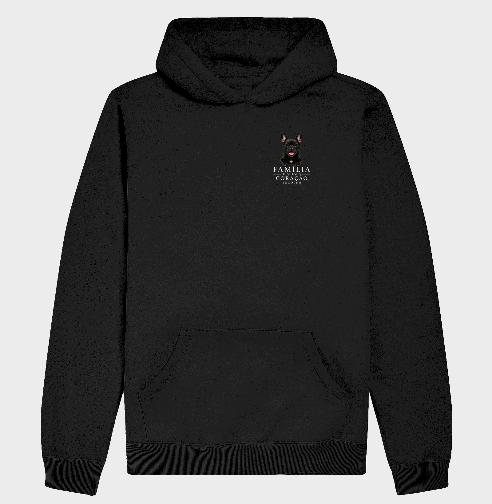 Bulldog (Buldogue) Francês - Família - Hoodie Moletom