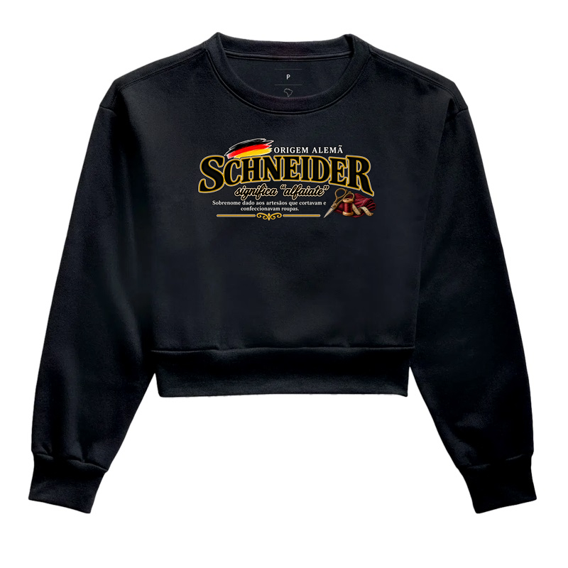 Schneider  - Cropped Moletom