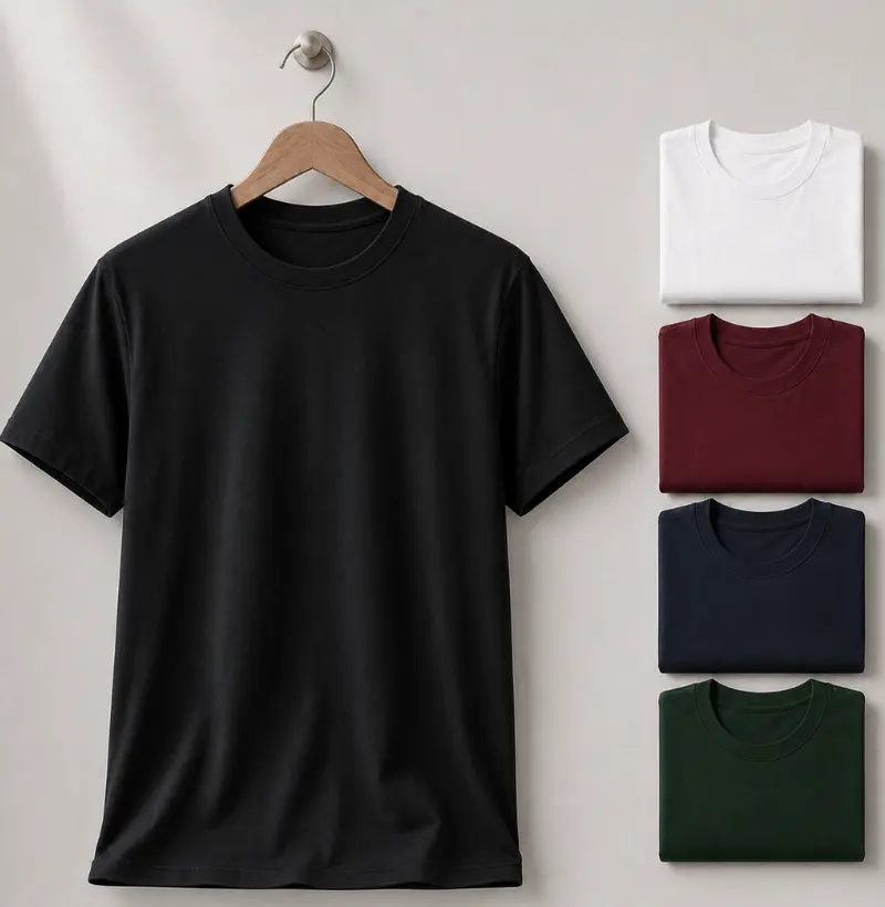 Camiseta Lisa - 100% Algodão