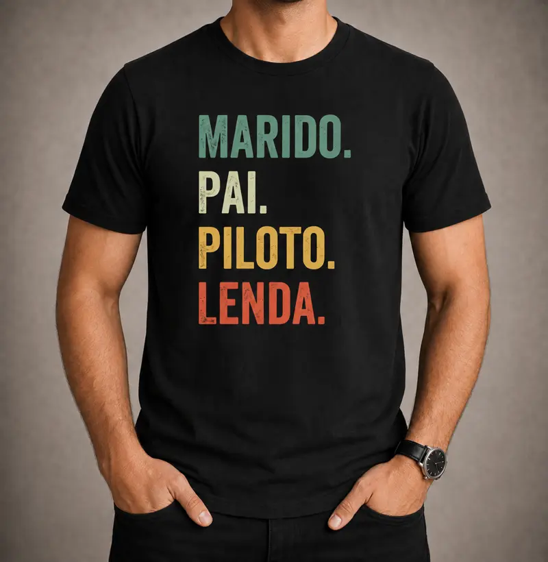Marido. Pai. Piloto. Lenda.