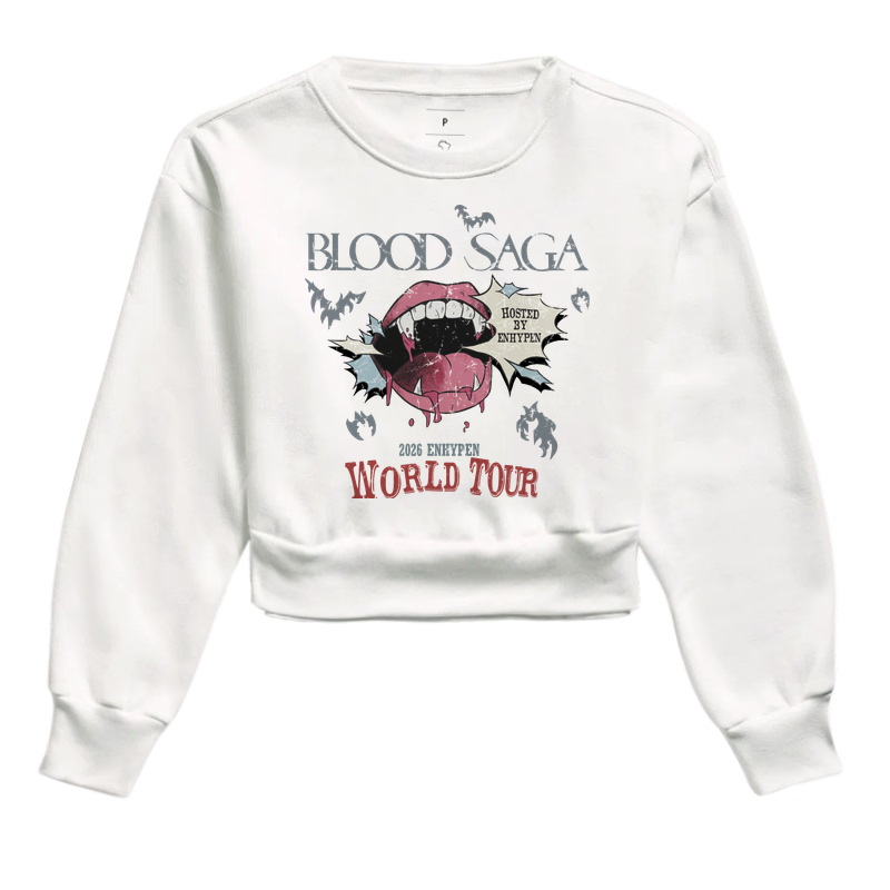 Blood Saga - Moletom Cropped