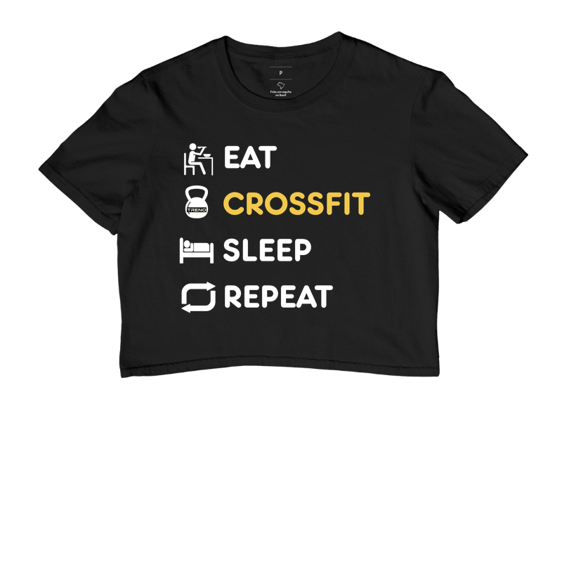 CAMISETA CROSSFIT TRENO FRASE - MOTIVACIONAL