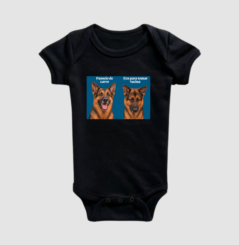Feliz x Triste - Body Infantil