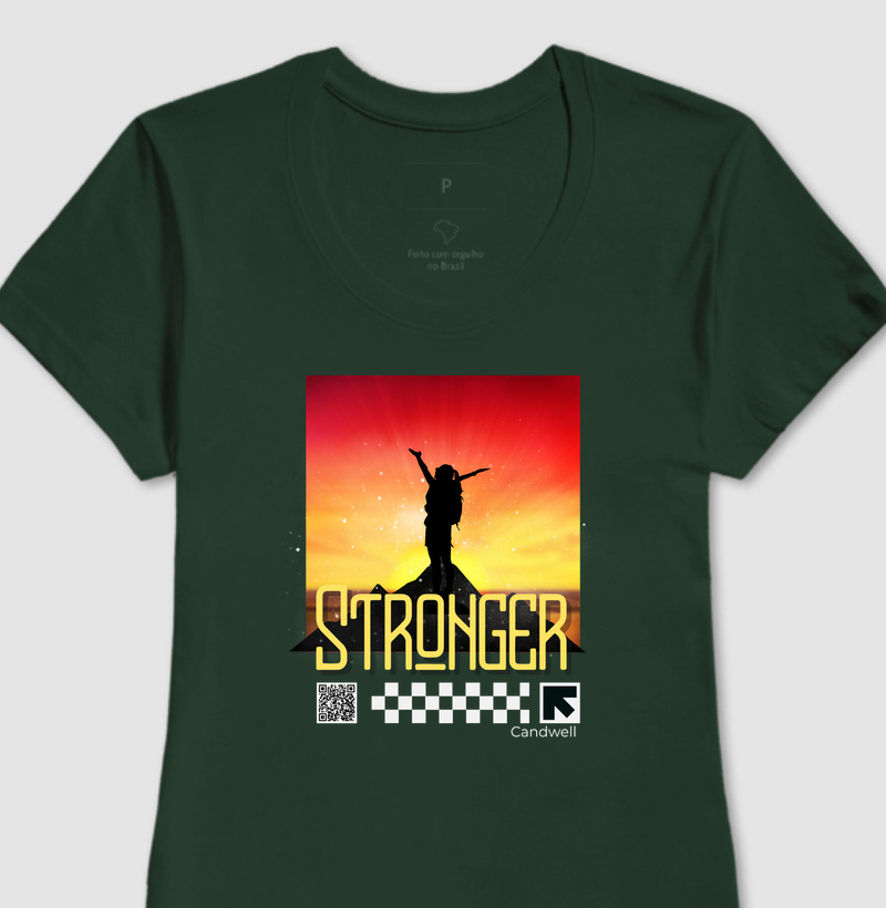 Camiseta Feminina Stronger Journey  |  Candwell 