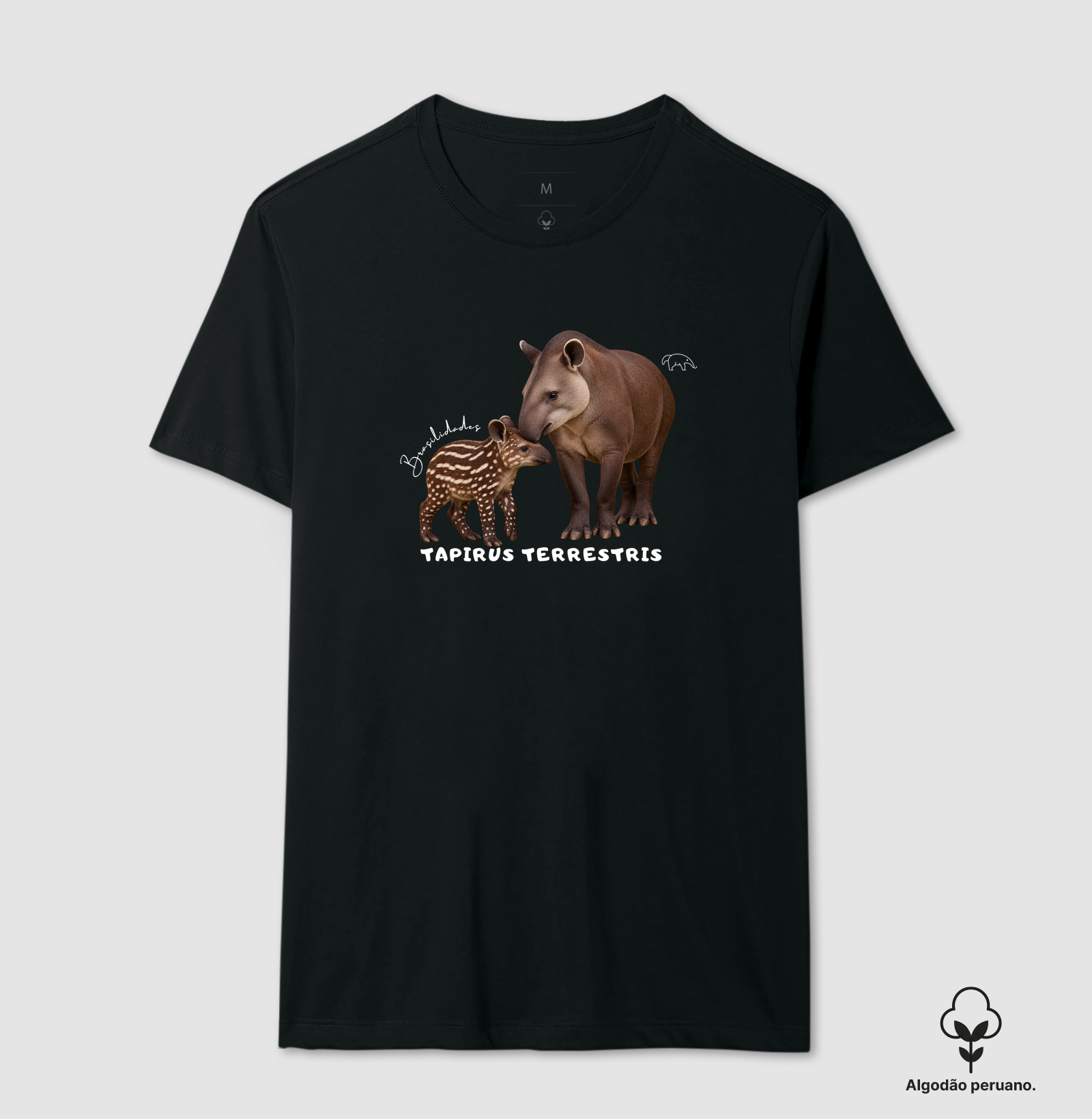 Anta brasileira - Camiseta Algodão Peruano