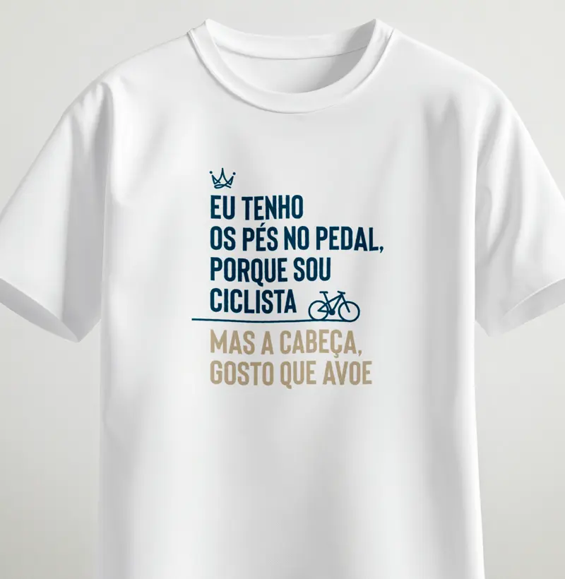 Eu tenho os pés no pedal