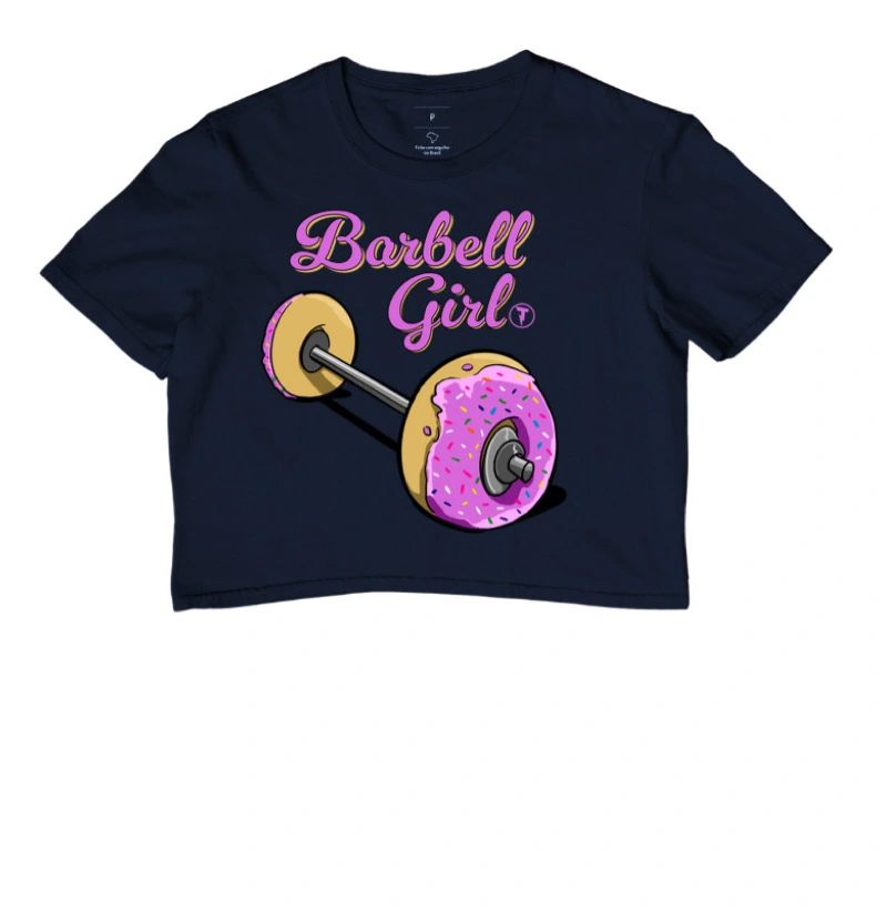 Cropped Barbell Girl