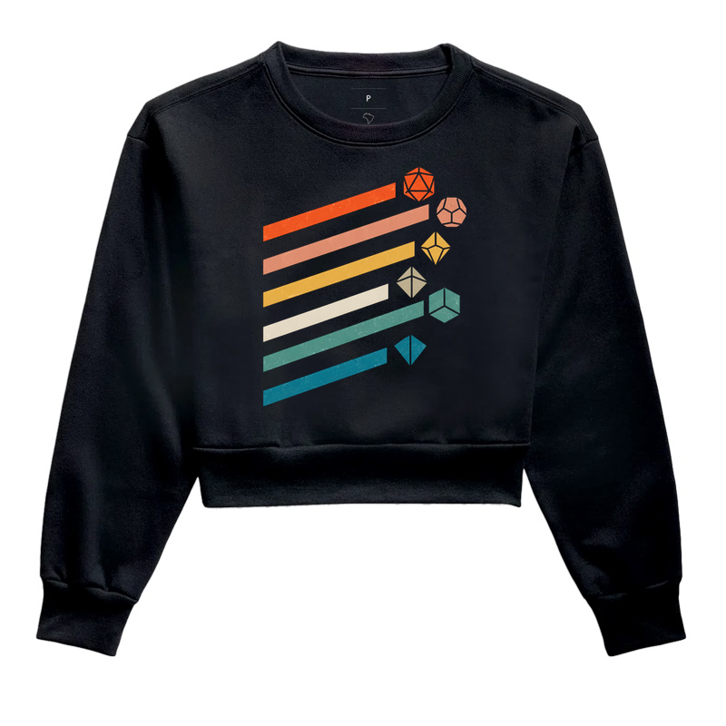 Dados - Cropped Moletom