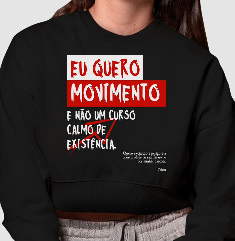 Cropped Moletom MINHAS PAIXÕES Matutaremos