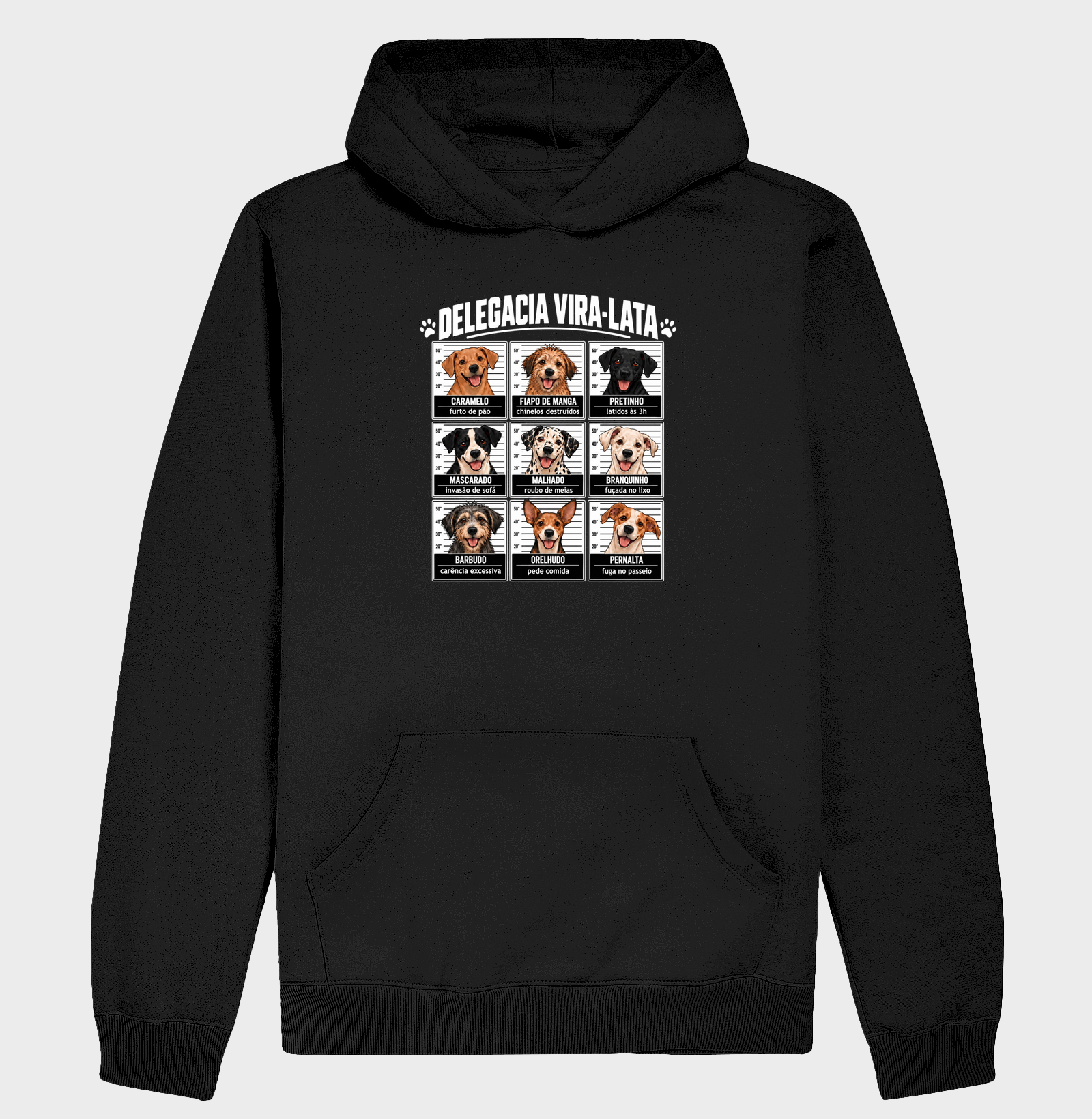 Delegacia Vira-Lata - Hoodie Moletom