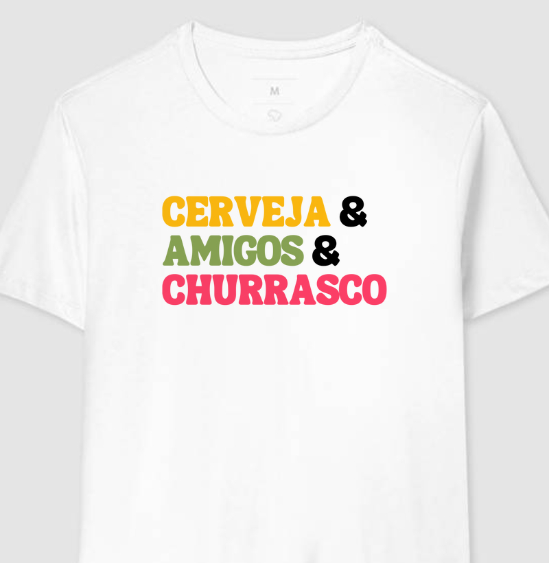 Coleção Frases - Cerveja & Amigos & Churrasco