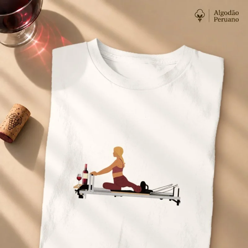 Camiseta Pilates & Wine