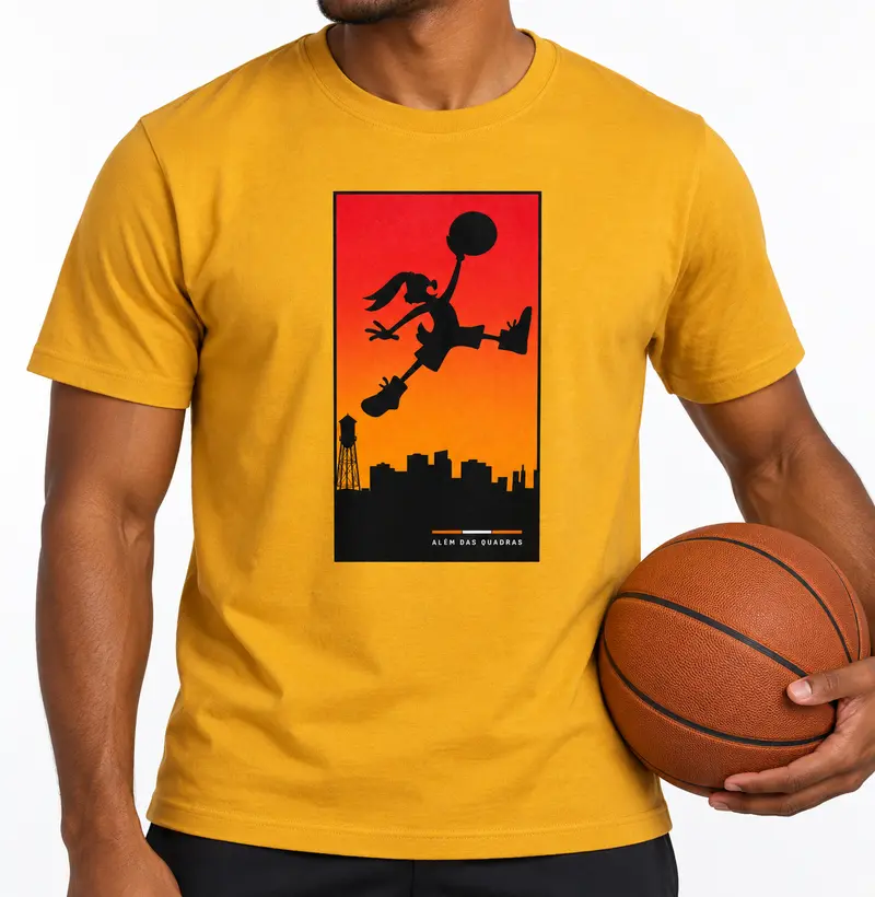 Camiseta de Basquete Coelho Canela Seca 