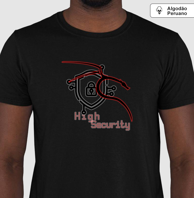 Linux Kali - Camiseta Algodão Peruano